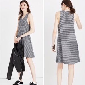 MADEWELL Highpoint Striped Swing Tank Dress